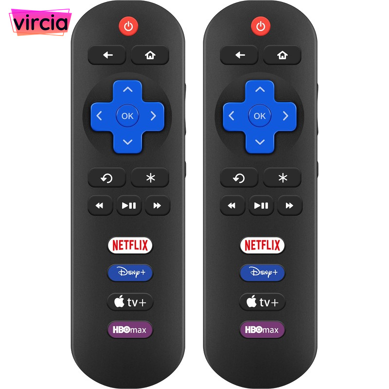 IR Remote for Roku Smart TV, With Streaming Hot‑Keys, Plug‑and‑Play, source factory,Wholesale TV Accessory,customization available