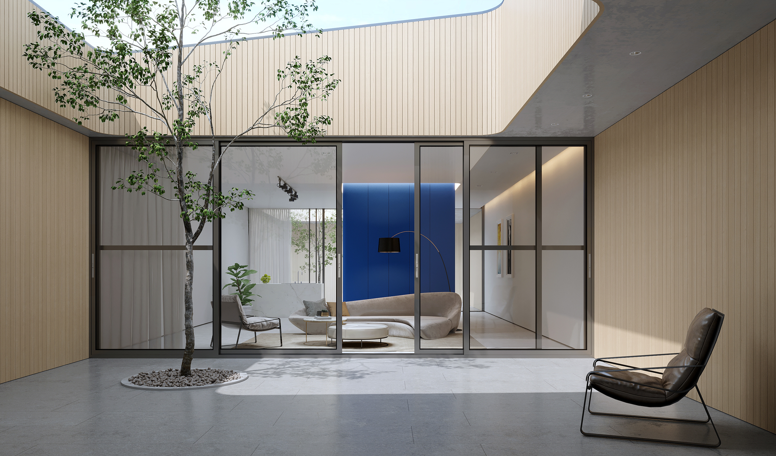 C65 Thermal‑Break Sliding Door