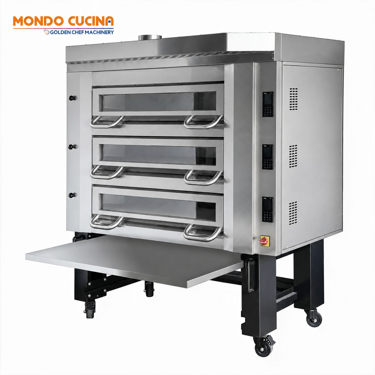 Swedish-Style 3-Deck Commercial Pizza Oven