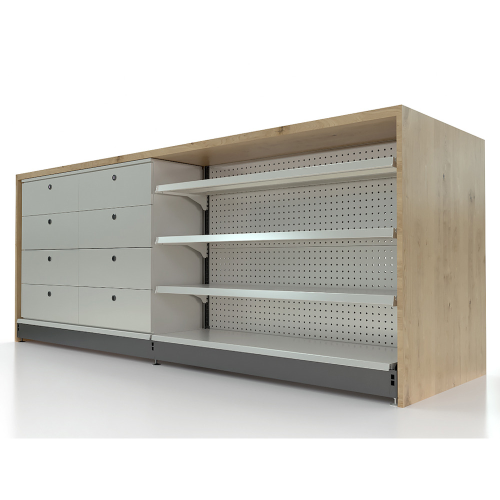 American-Style Convenience Store Checkout Counter