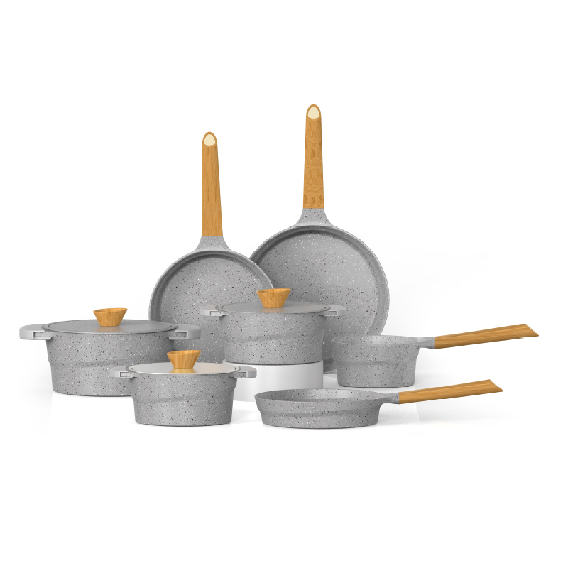 Die‑cast Aluminum Non‑Stick Cookware Set