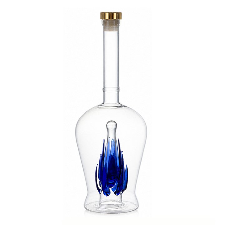 3D Agave Art Liquor Bottle