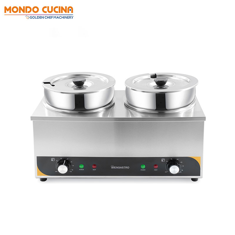 Electric Bain Marie Double Pot