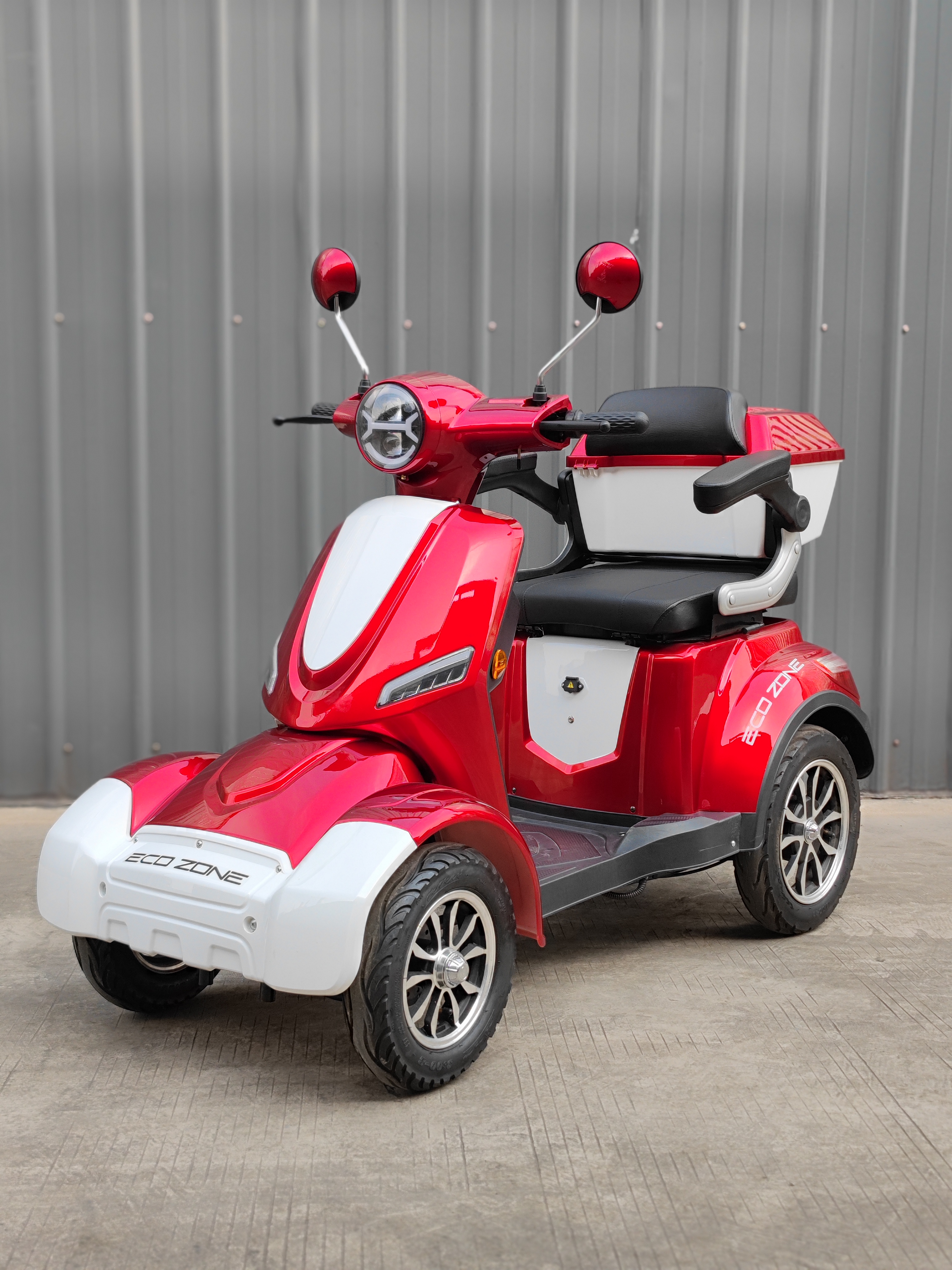 4 Wheel Electric Tricycle Senior Mobility Scooter Open Body