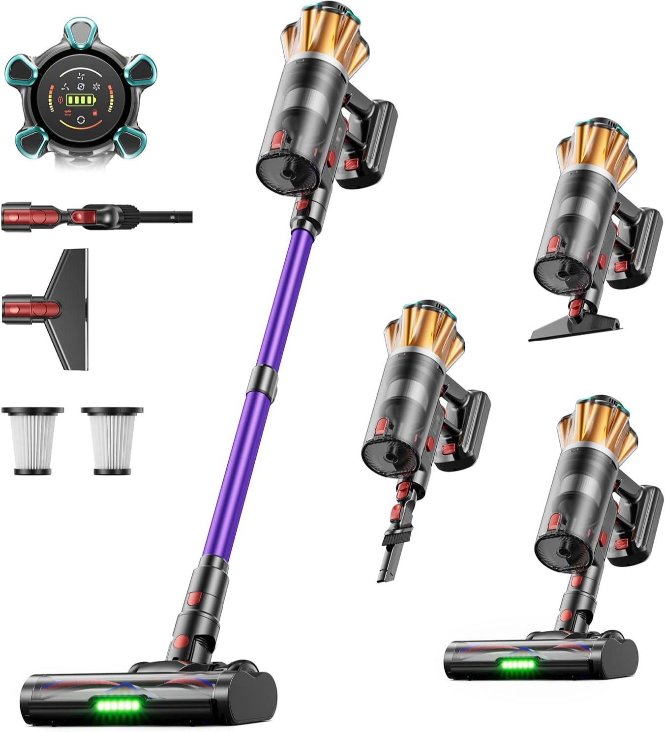 500W long working time wireless vauuum cleaner