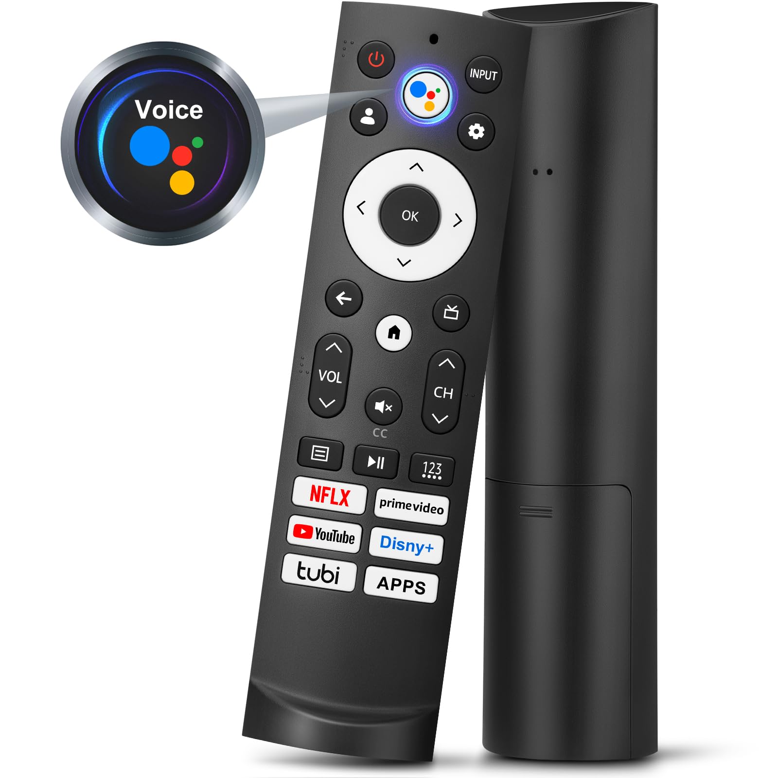 ERF3M90H Hisense Bluetooth Voice Remote Control—Compatible with Hisense Google 4K Smart TVs, Google Assistant Voice Search, with Shortcut Keys source factory support wholesale & customization