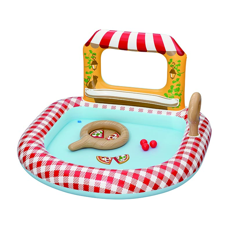 Bestway® 52.5" x 51.5" x 30"/1.33m x 1.31m x 76cm Playful Pizzeria Play Center