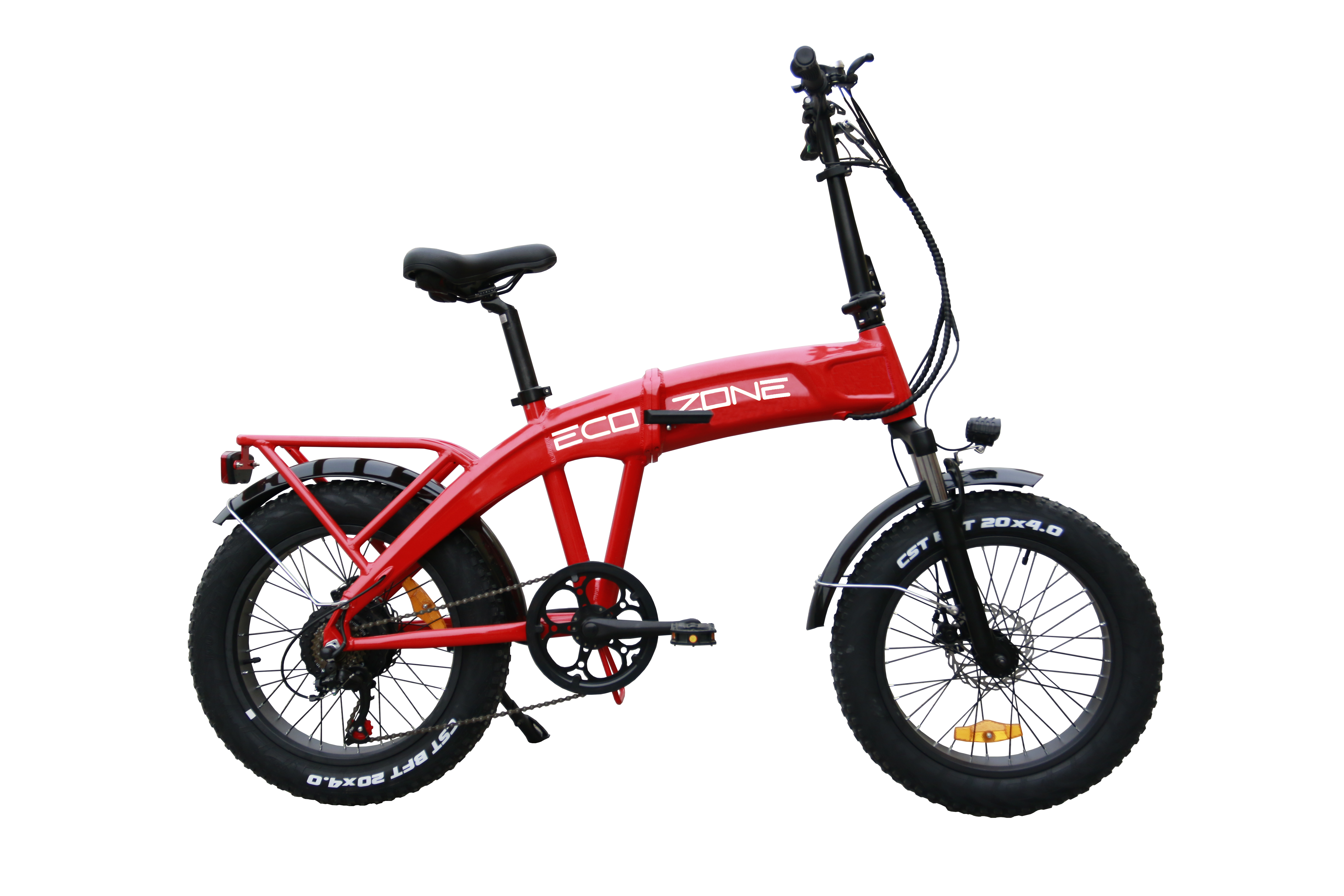20inch folding electric bike fat tyre with luggage rack