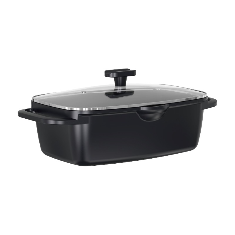 Cast aluminum non-stick pan OVAL ROASTER