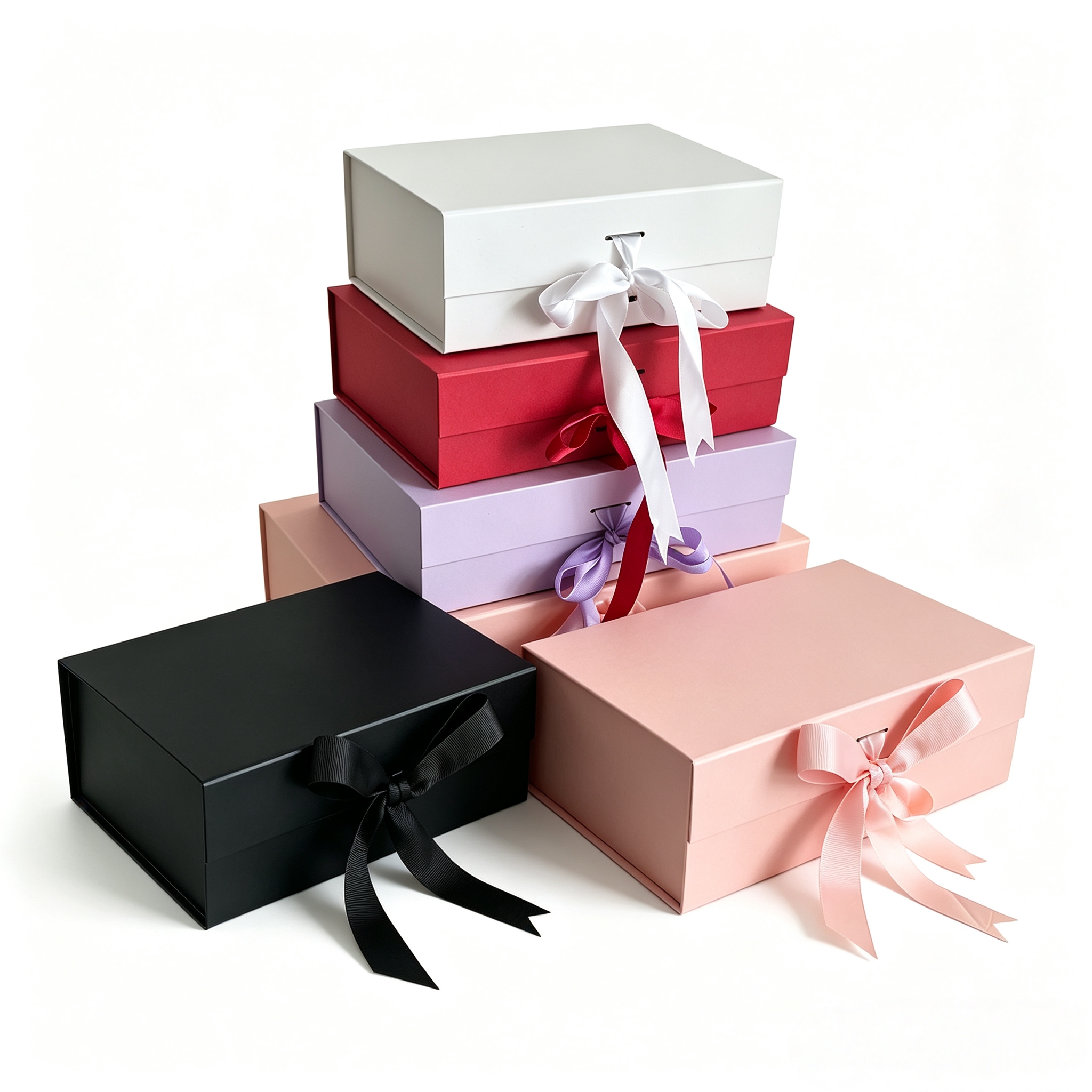 Qingdao rainbow paper magnetic folding gift box