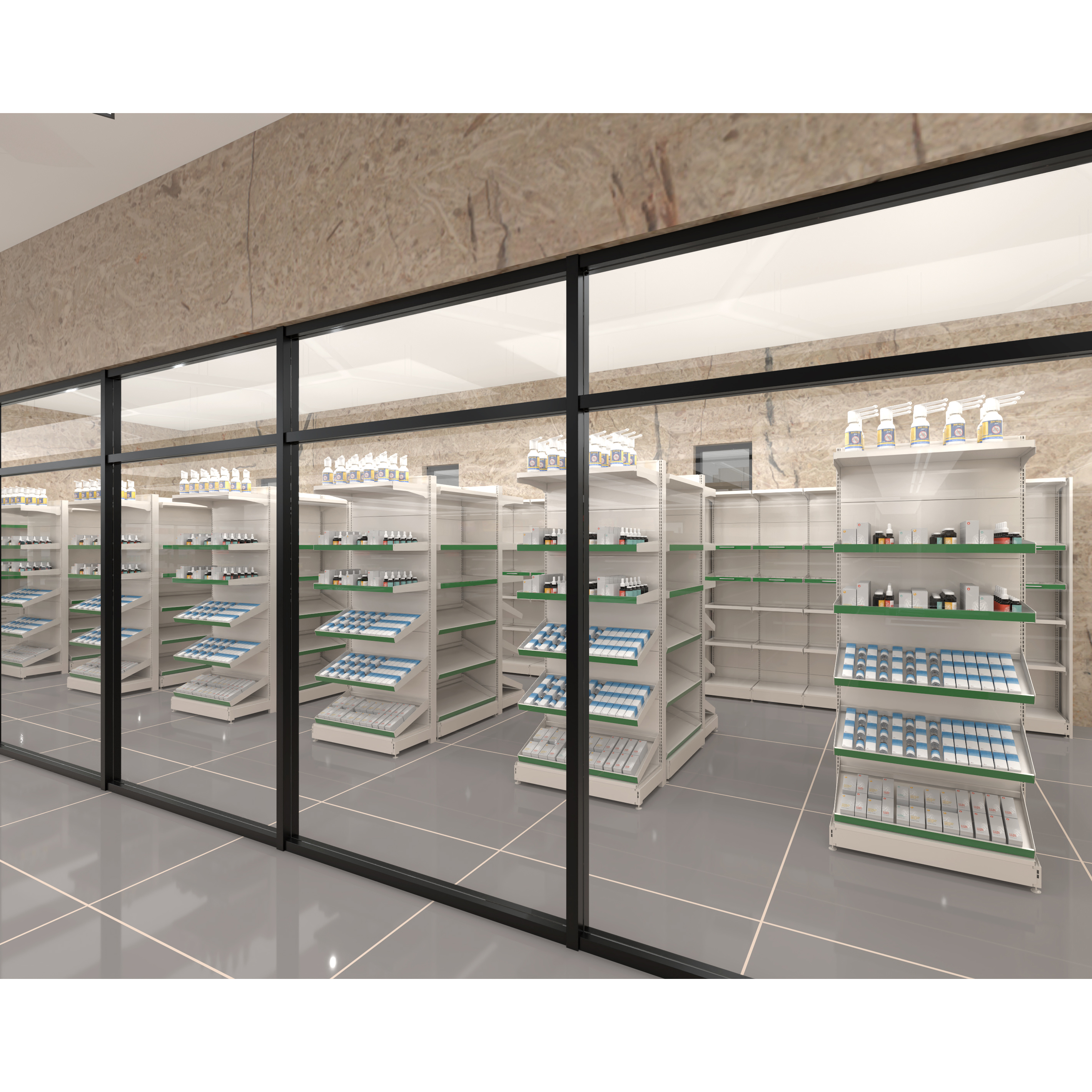 Supermarket design service Pharmacy