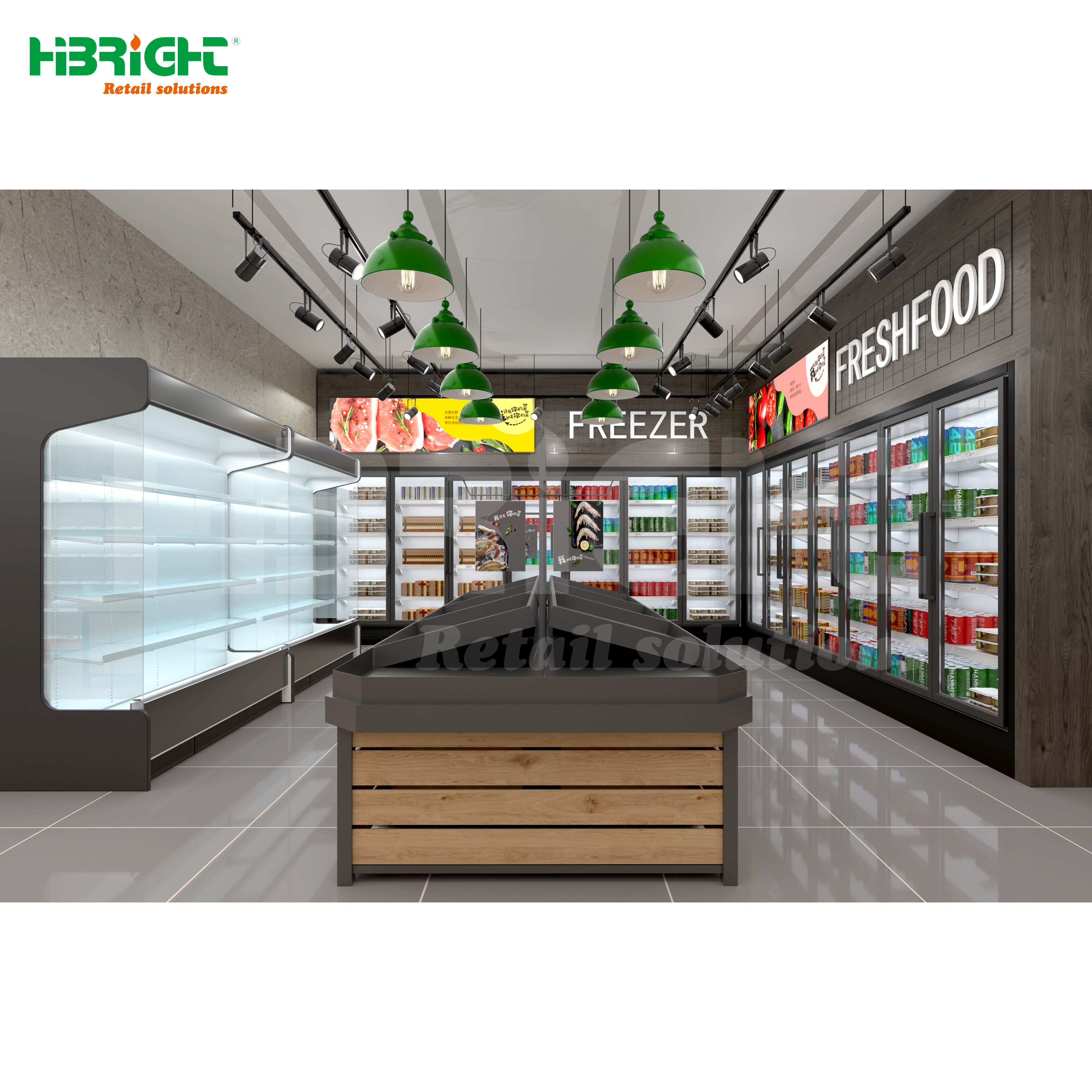 Supermarket design service farmer store