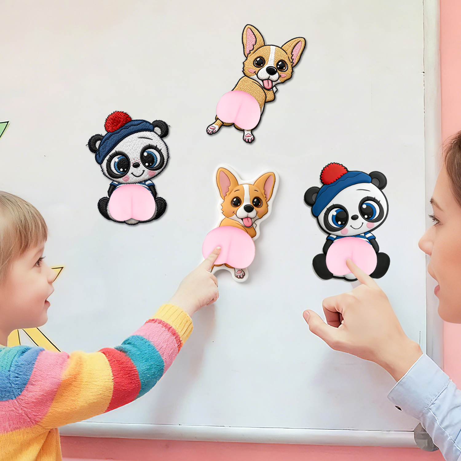 Customized Promotional Cartoon Squishy Butt Refrigerator Magnets