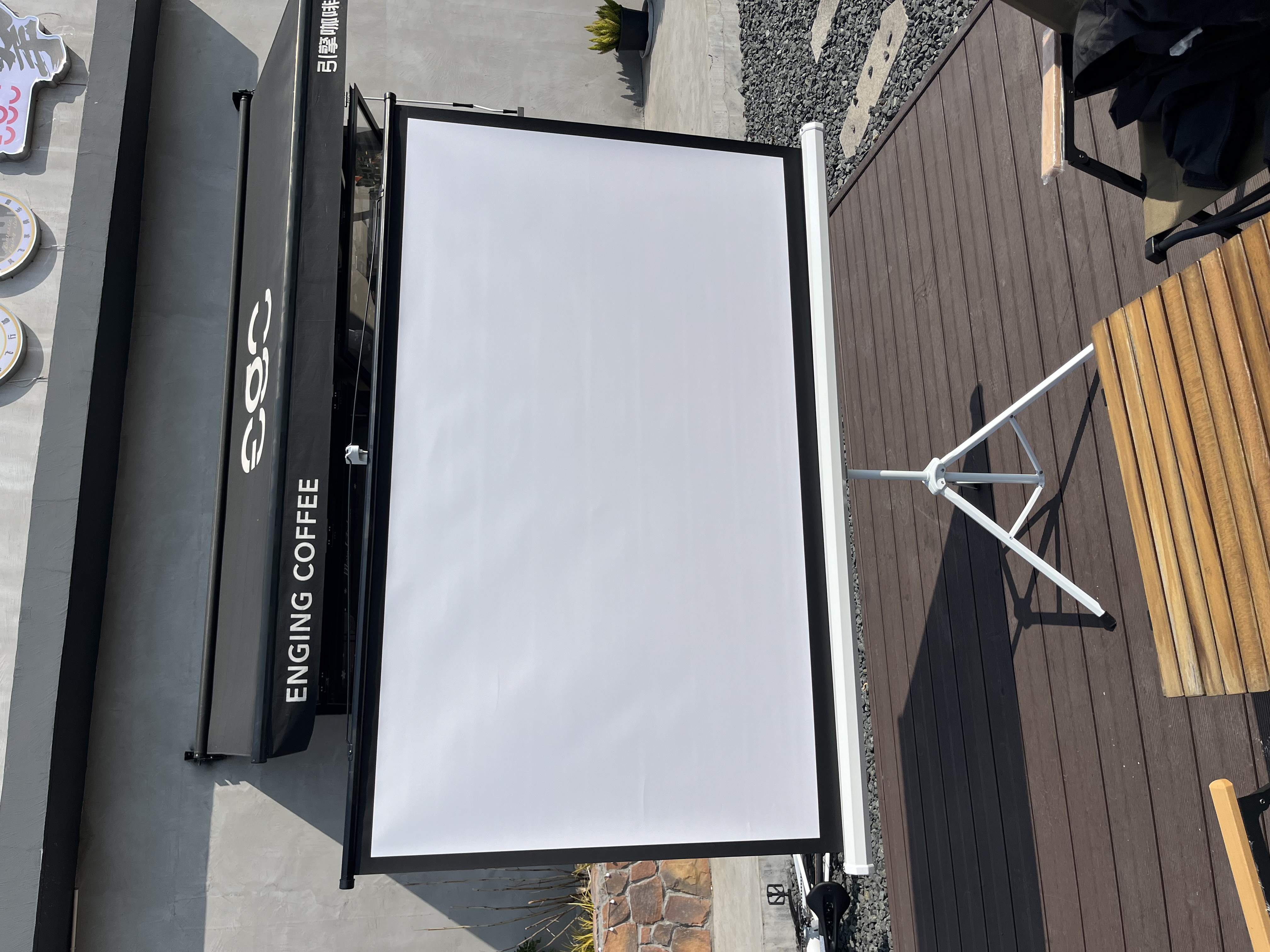High Gain Portable Foldable Tripod Projection Screen