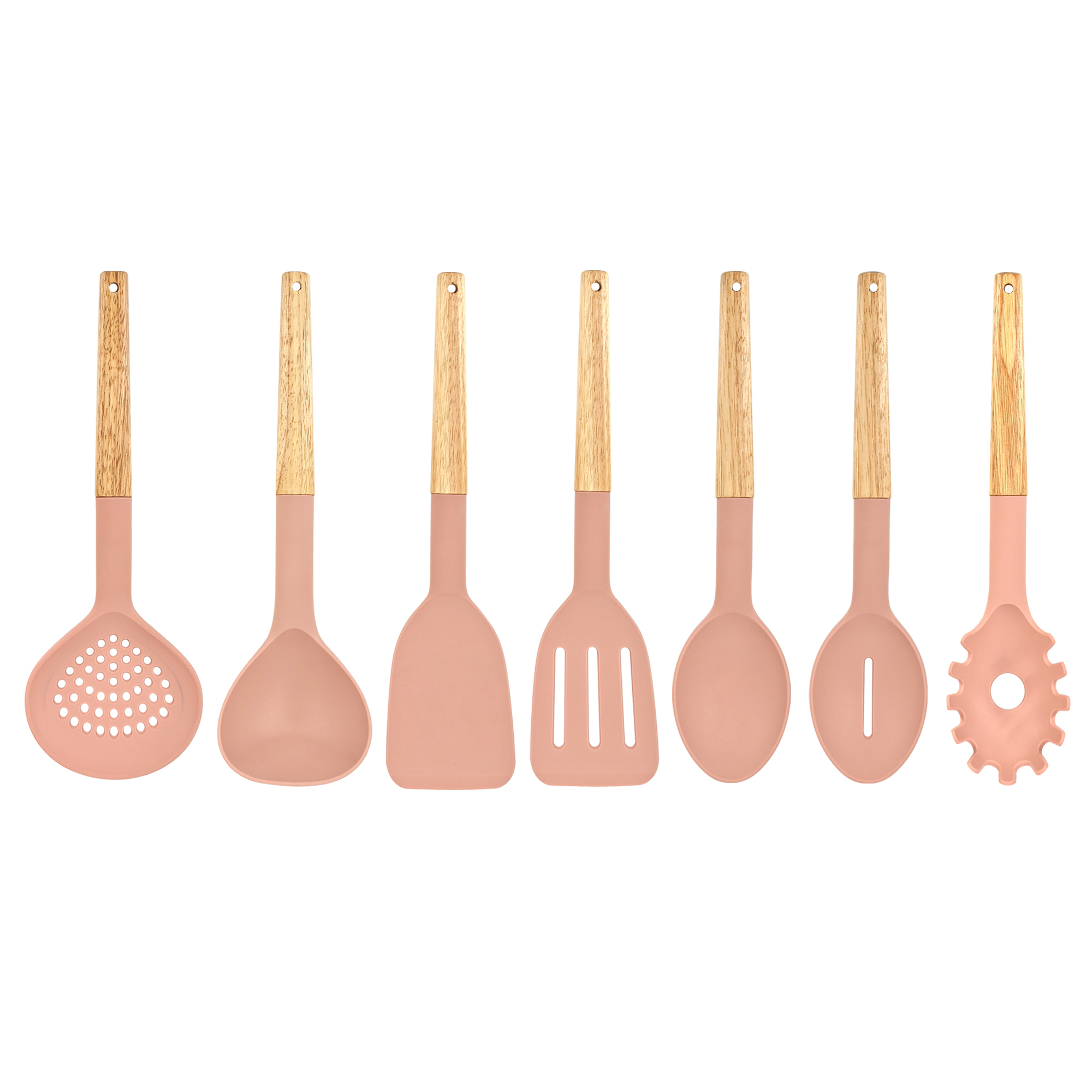 7-piece silicone kitchenware set