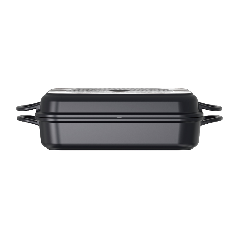Cast aluminum non-stick pan RECTANGUAR ROASTER