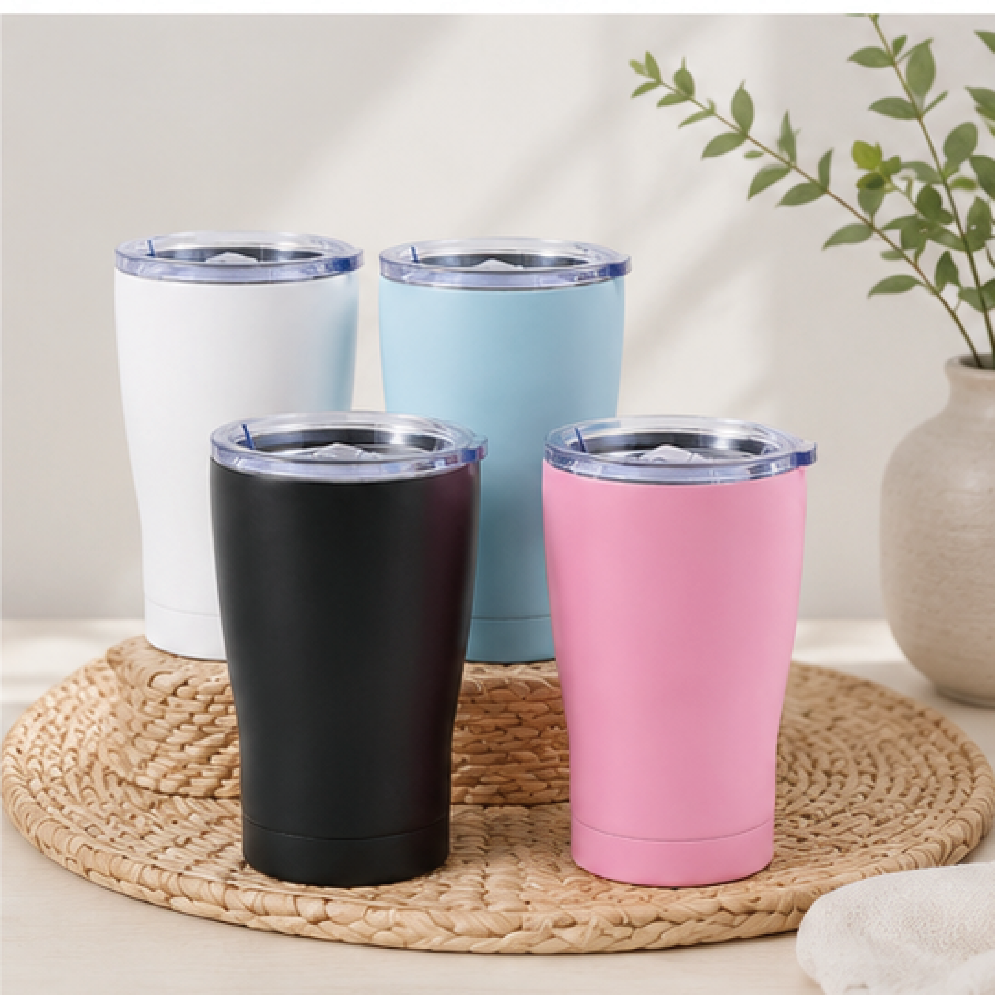 20oz waist-shaped outdoor camping portable beer insulated cupcup made of 304 stainless steel
