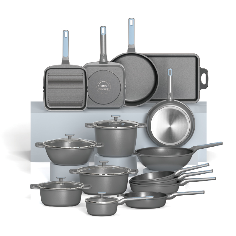 Die‑cast Aluminum Non‑Stick Cookware Set