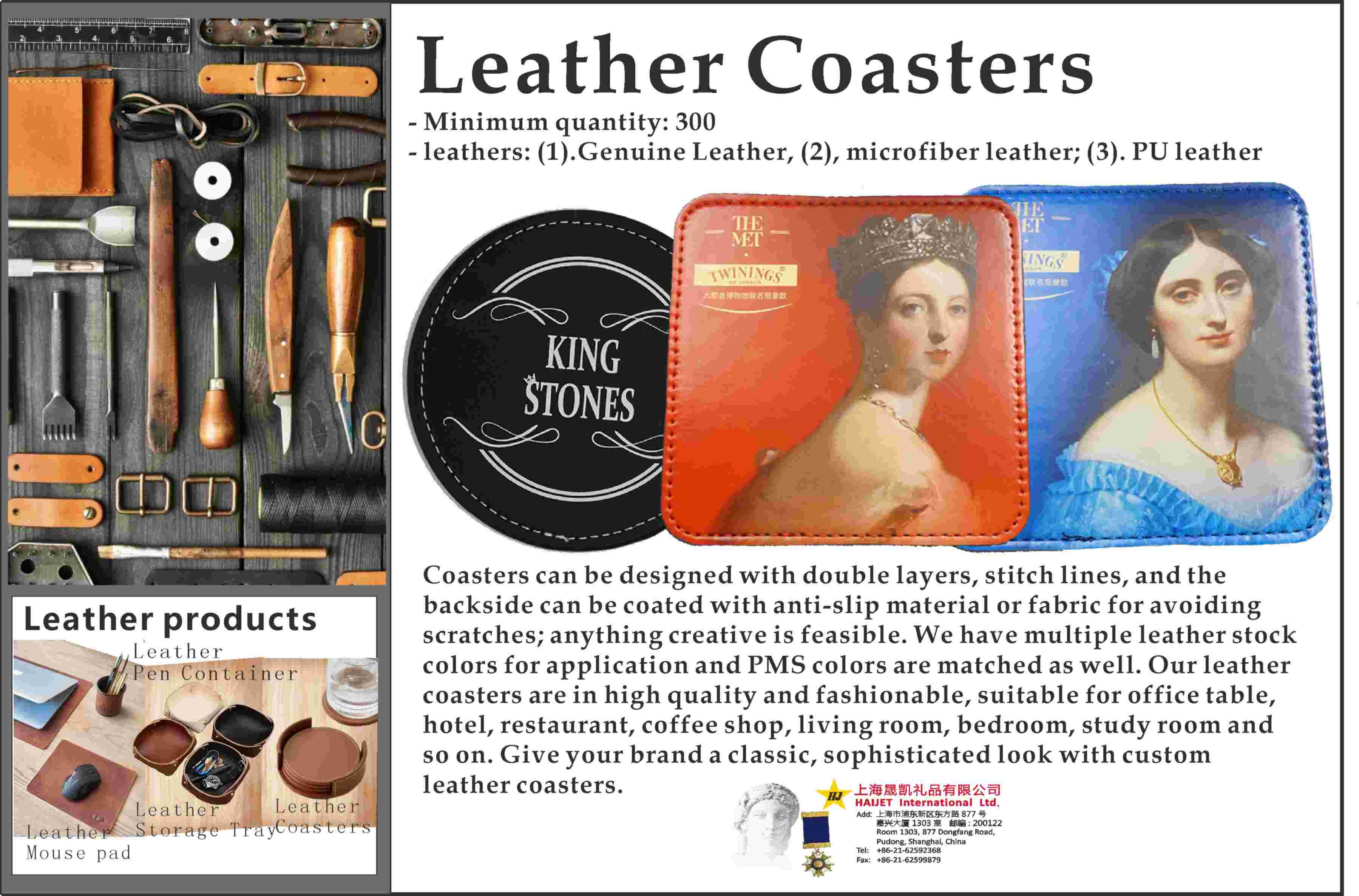 Leather Coasters
