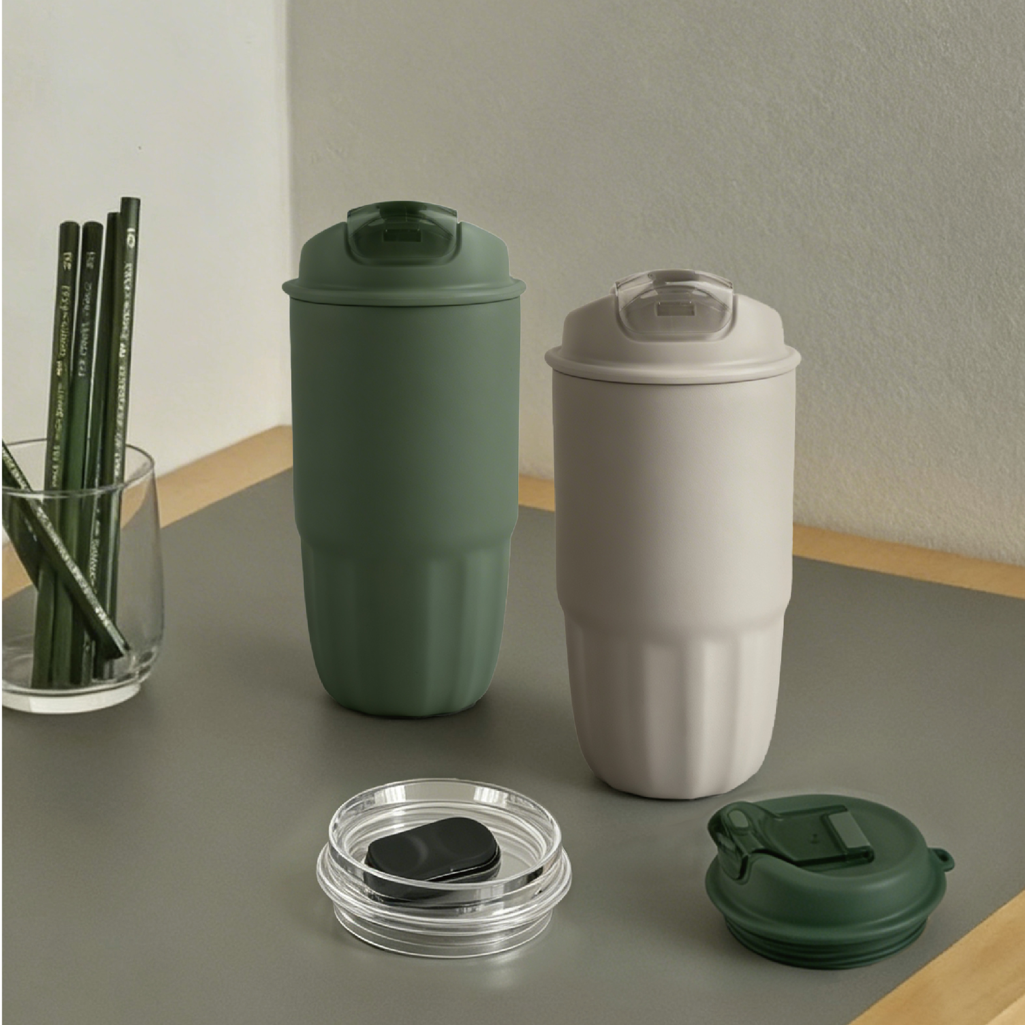 New style stainless steel flower-shaped insulated coffee cup