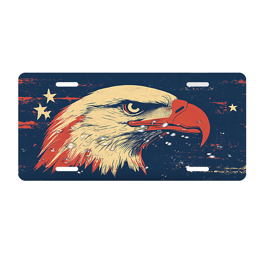 Customized Heat Transfer Aluminum Decorative License Plates