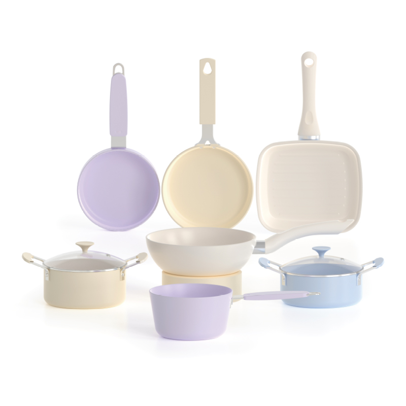 Pressed Aluminum Non‑Stick Cookware Set（Mini）