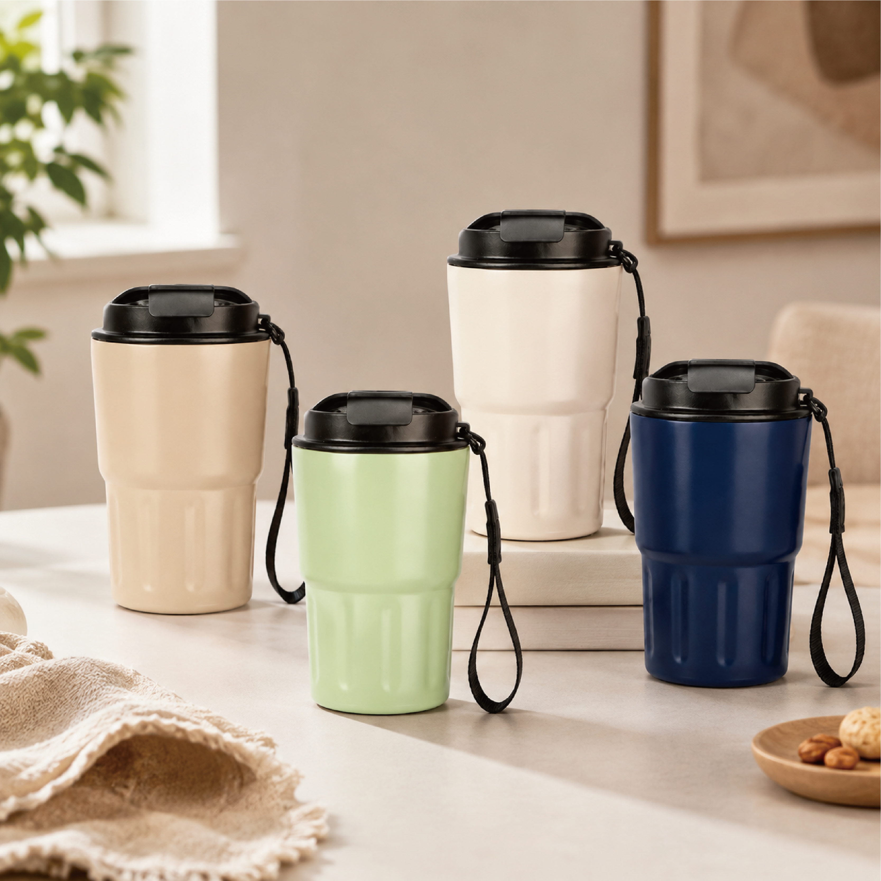 380ml Coffee Mug Thermal Insulated Stainless Steel 304 Vacuum Tumbler Mugs Travel Car Cup