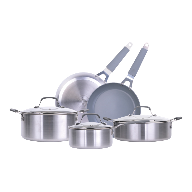 Pressed Aluminum Non‑Stick Cookware Set