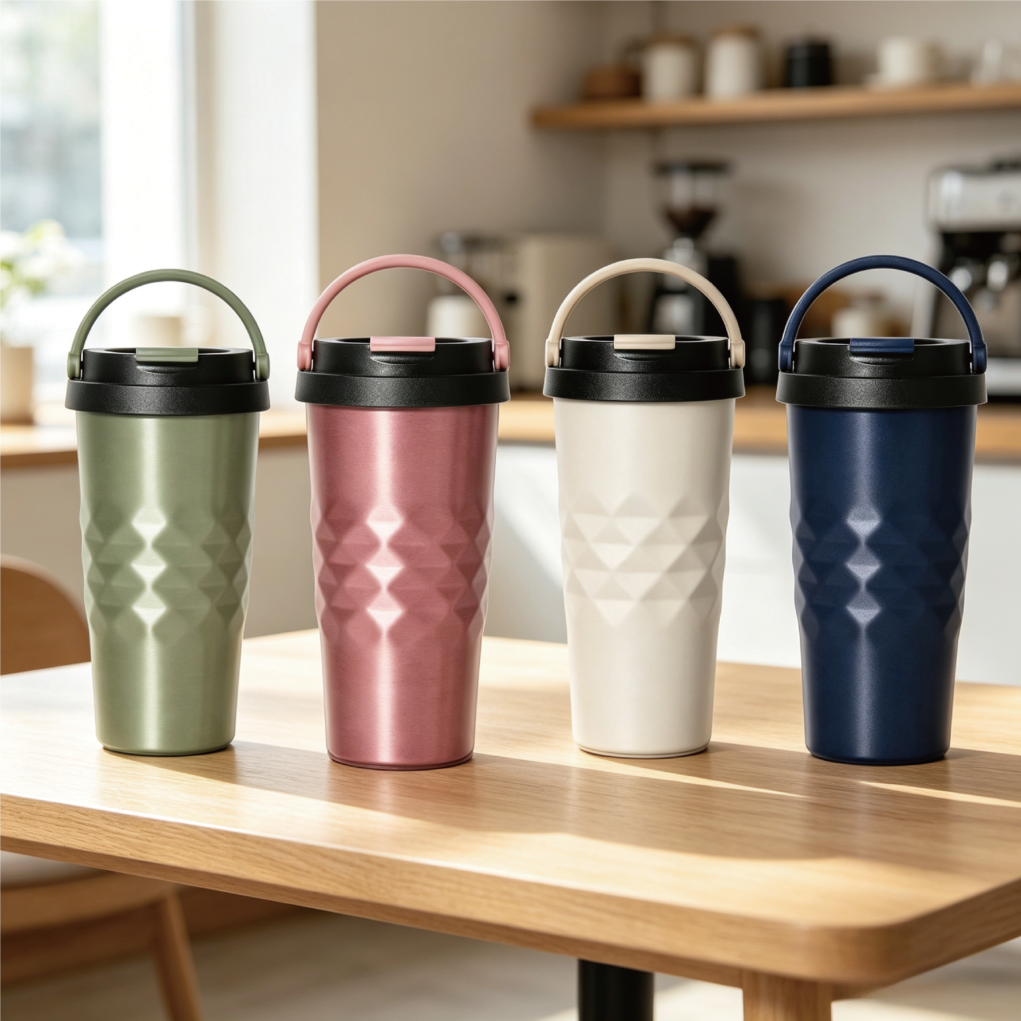 500ml Coffee Mug Stainless Steel 304 Travel Car Water Bottles Classic Vacuum Flasks Thermos Cup