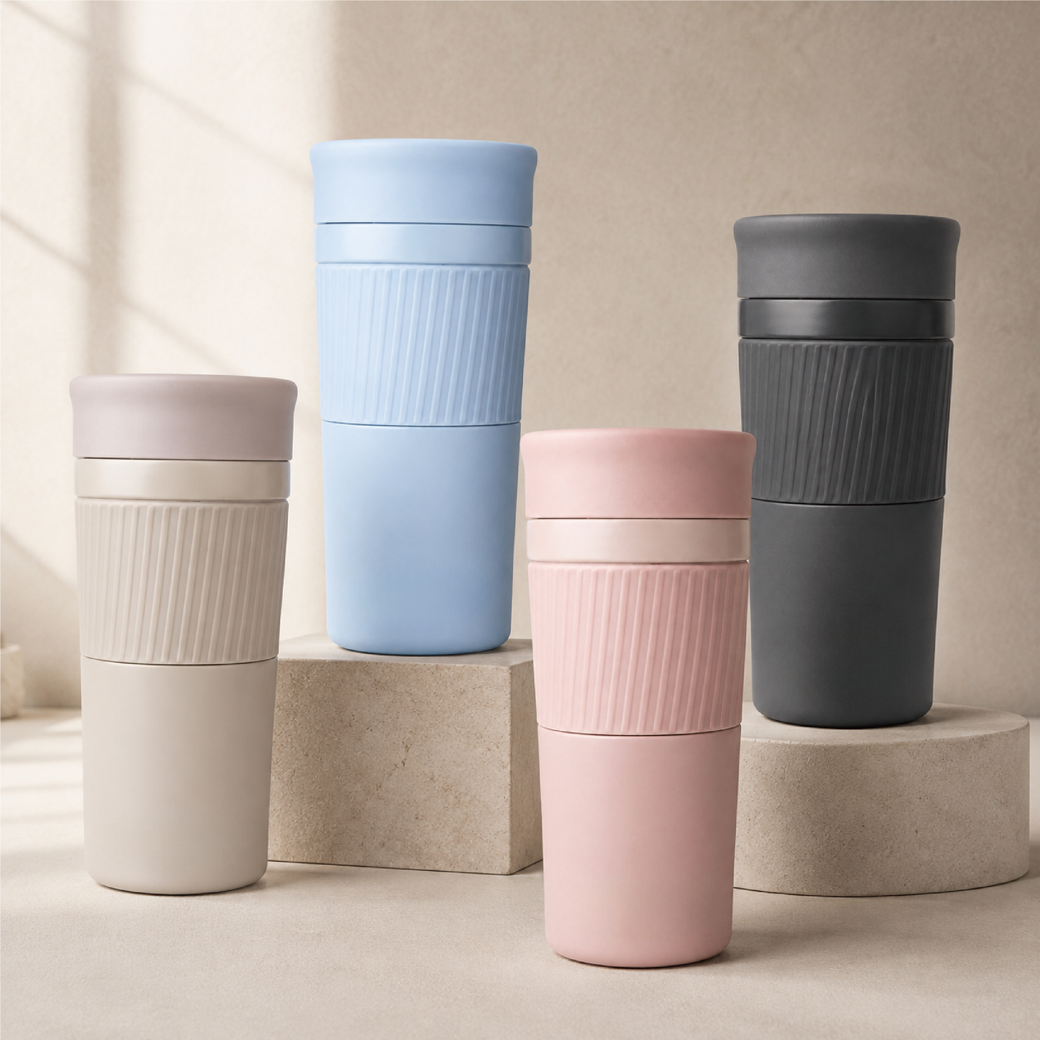 14oz Insulated Vacuum Thermos Cup Stainless Steel Vacuum Water Coffee Mug Gift Water Bottle