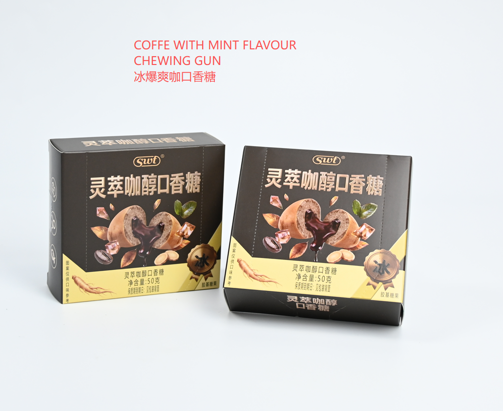 Coffe With Mint Flavour Chewing Gun