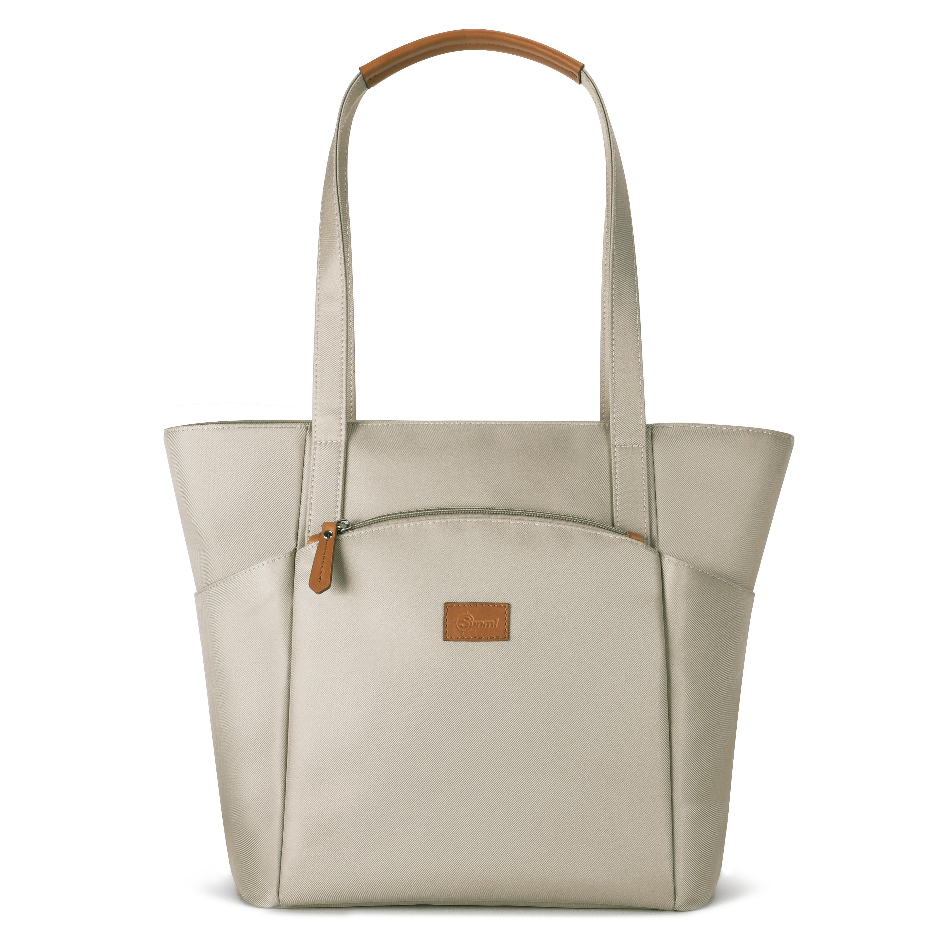 Light Beige Handle Large Capacity Mommy Bag