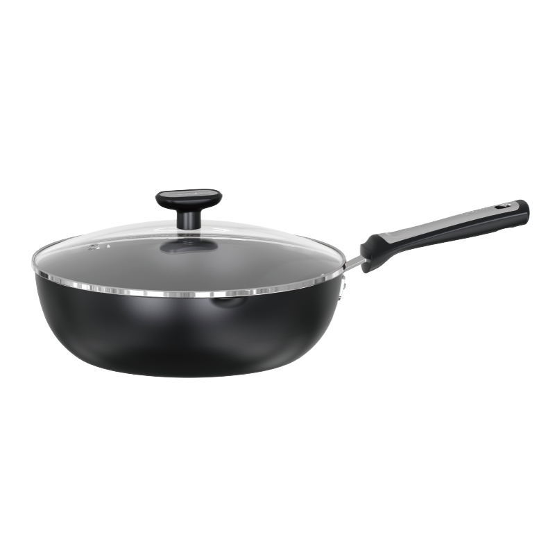 Forged aluminum non-stick WOK