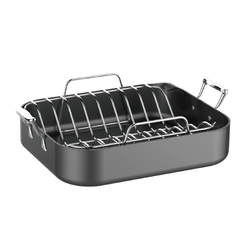 Forged aluminum Non-stick Roaster pan