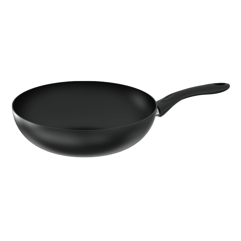 Forged aluminum non-stick WOK