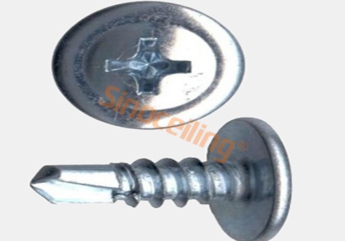Wafer head self-drilling screws, truss head zinc screws