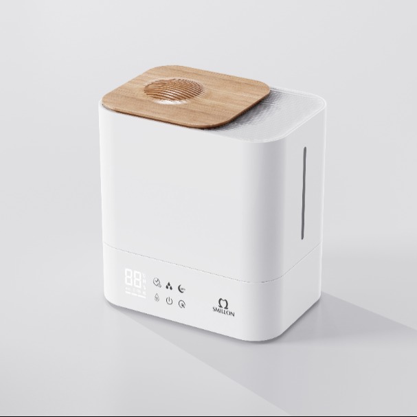 5L Top Filling Heating Steam Warm Mist Smart 100 Degree Humidifier with LED