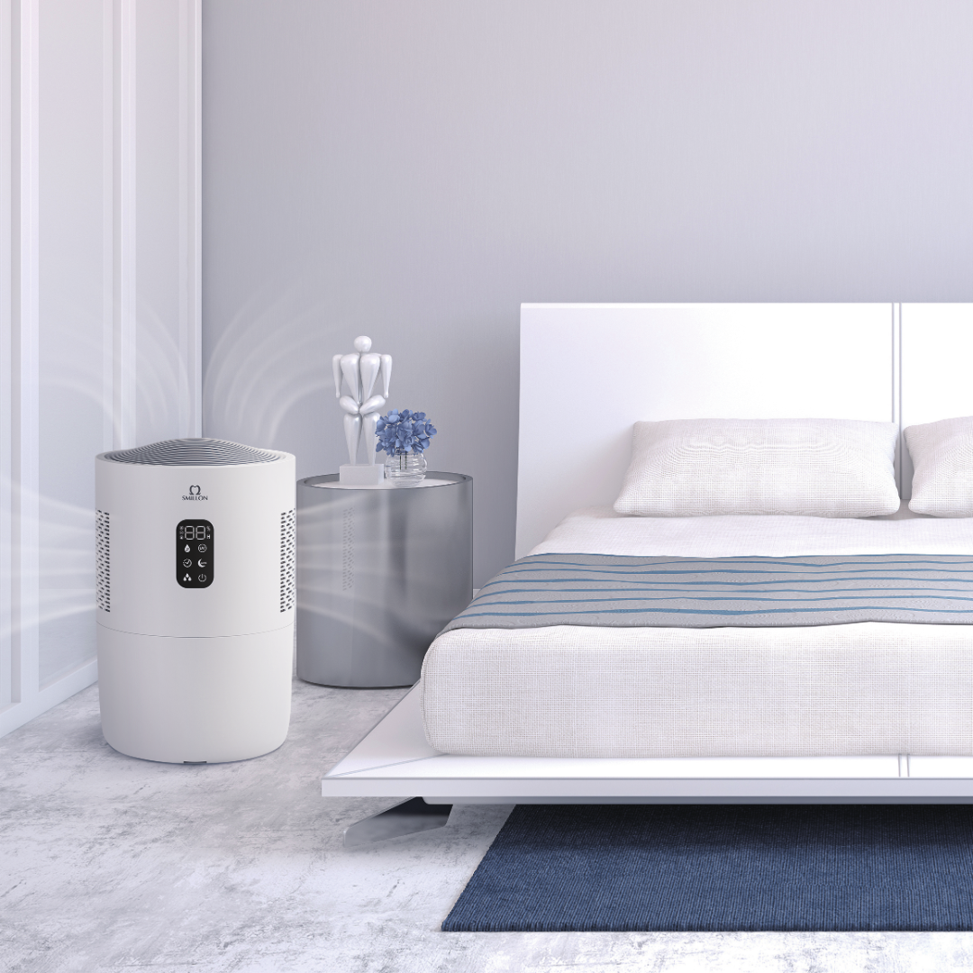 4.5L Fog Free Humidifier and Purifier Air Washer with HEPA and UV Steriliazation