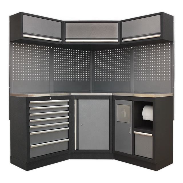 Heavy duty corner garage tool cabinet workbench Whtasapp 19990583614