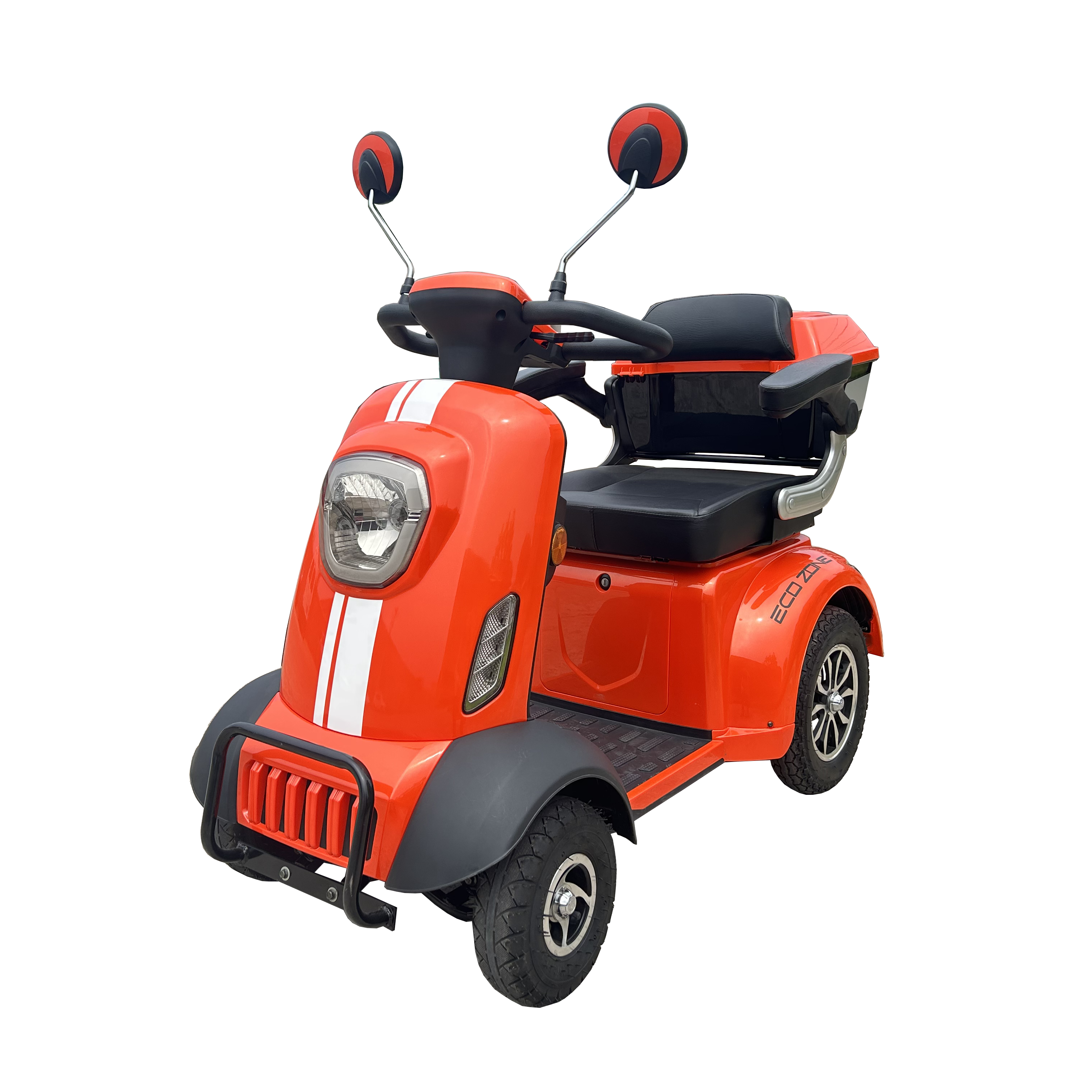 4 Wheel Electric Tricycle Senior Mobility Scooter Open Body Low-speed