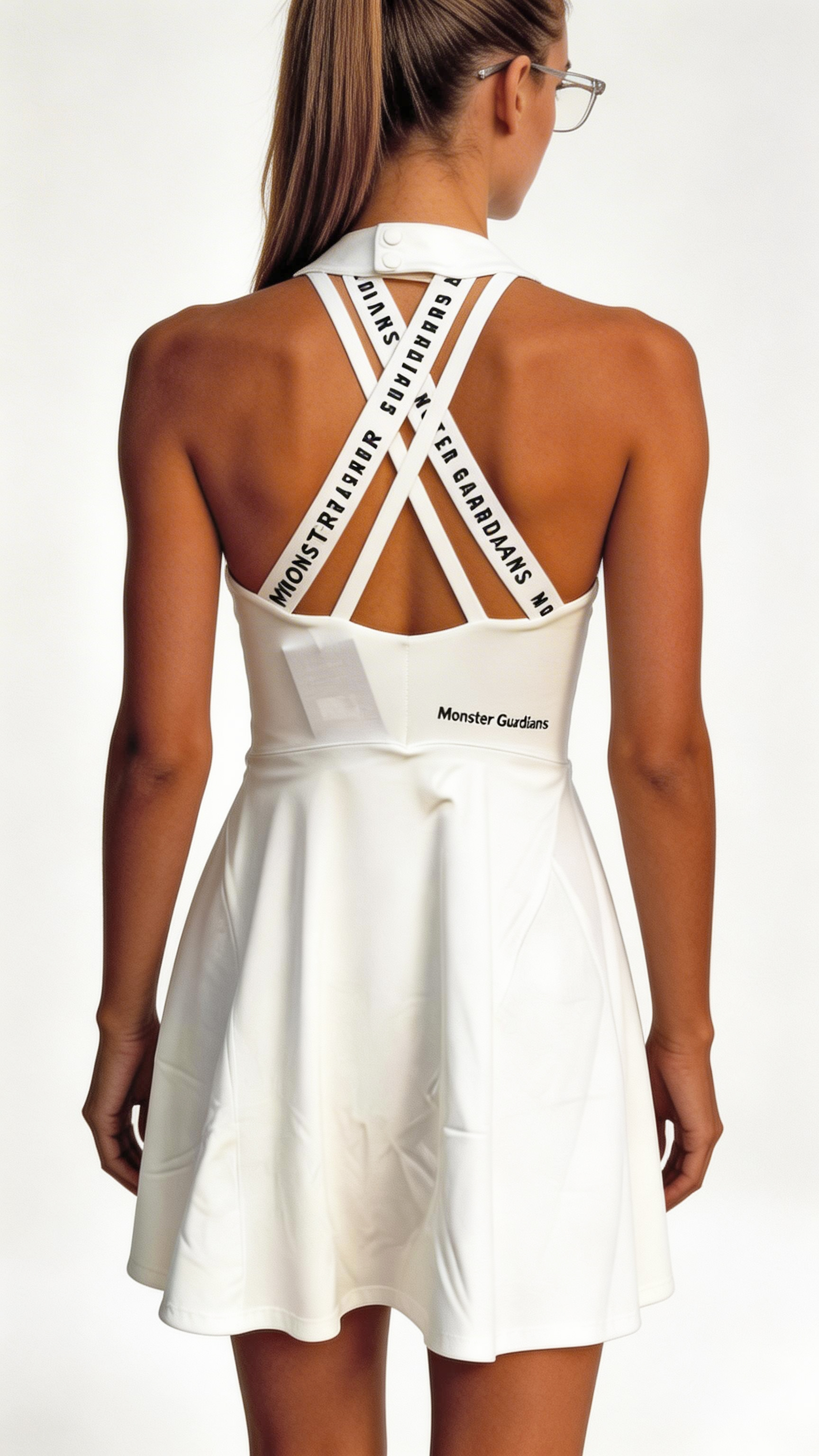 Cross-Strap Halter Tennis Dress