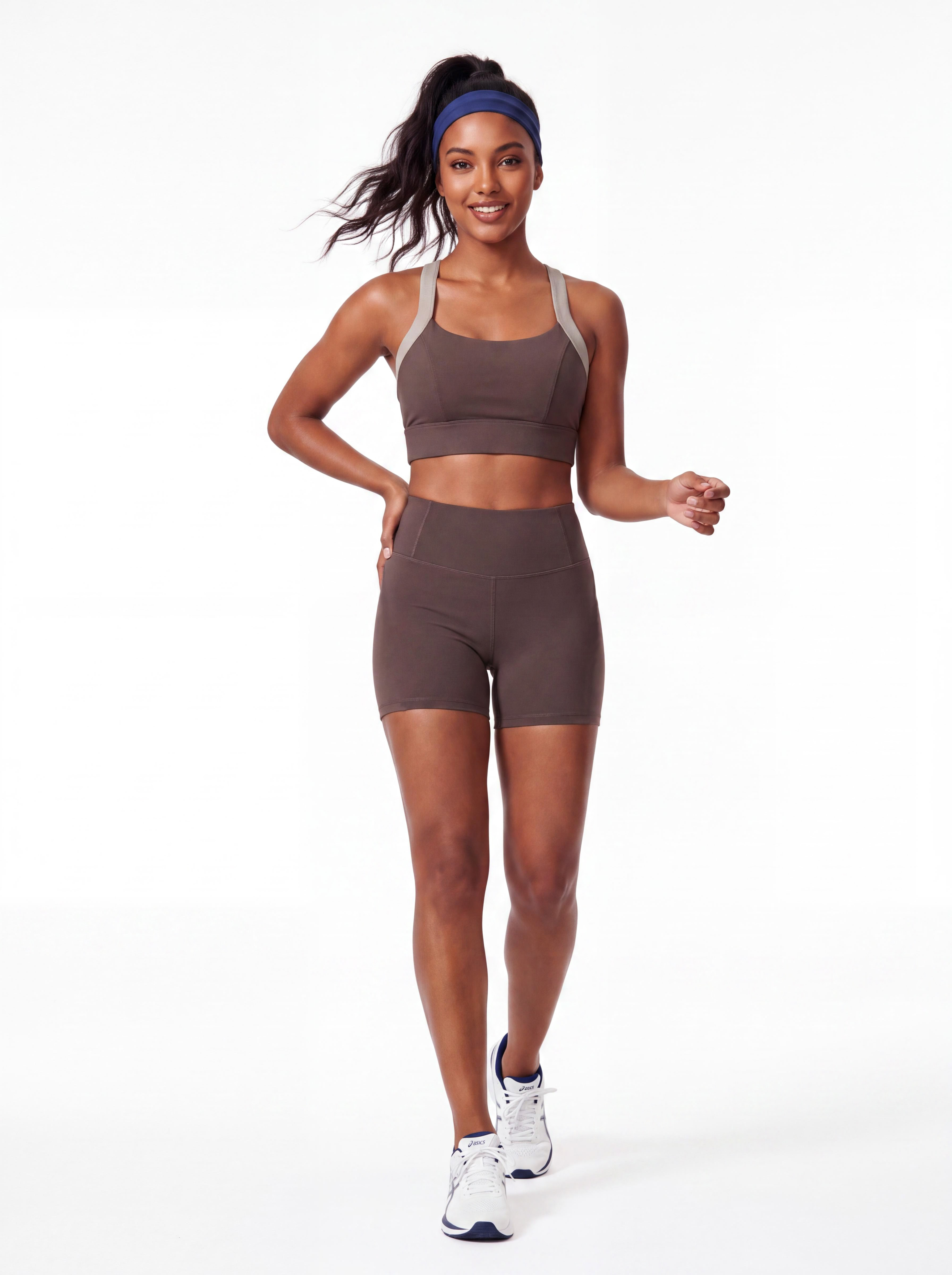 Cross-Back Bra & Scrunch Short Set