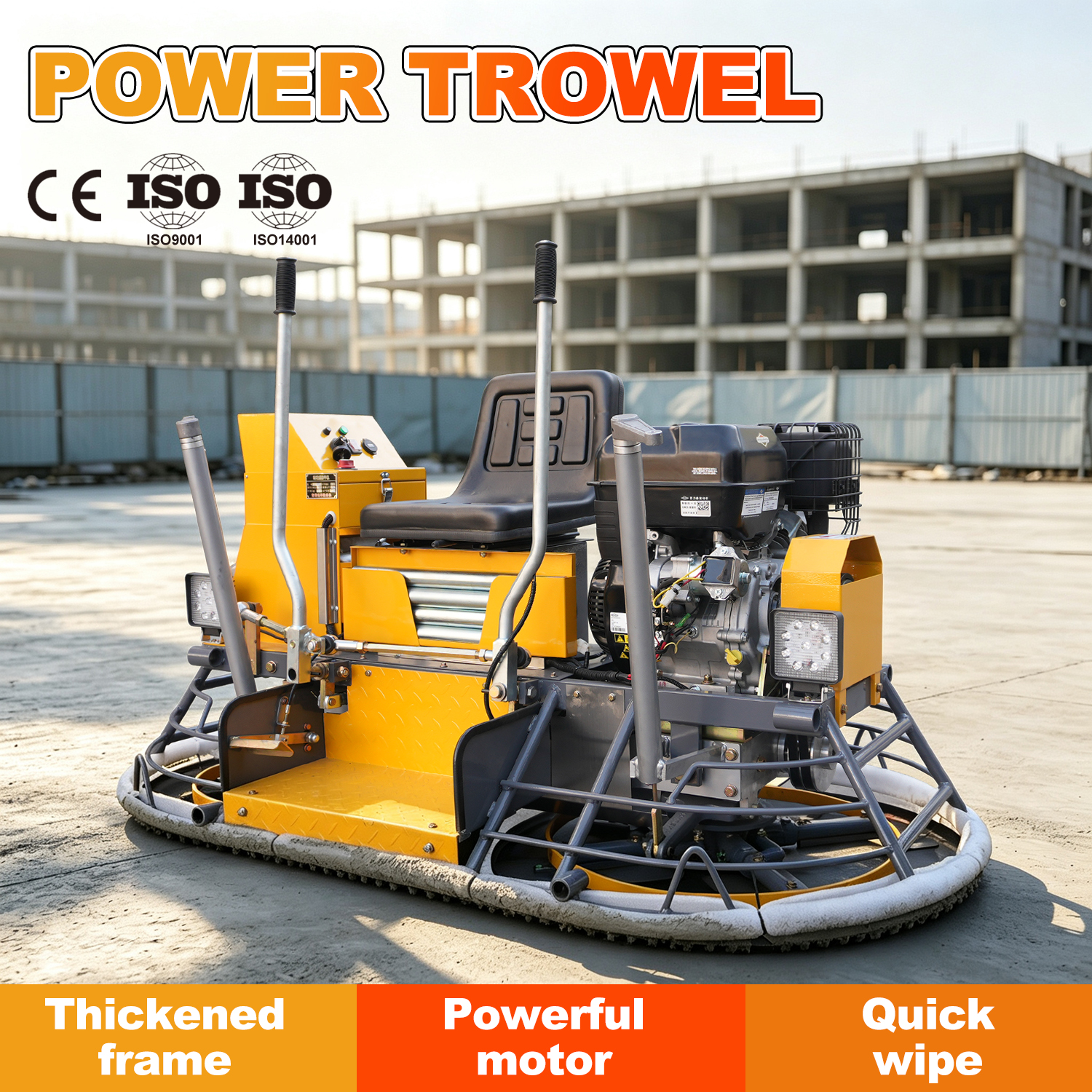Ride on Concrete Power Trowel