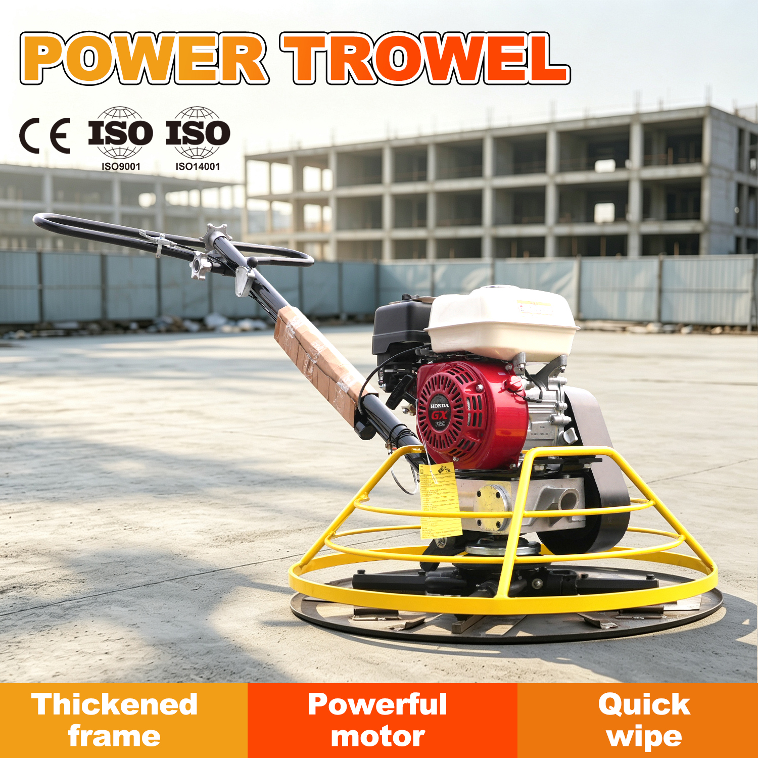 Walk Behind Concrete Power Trowel