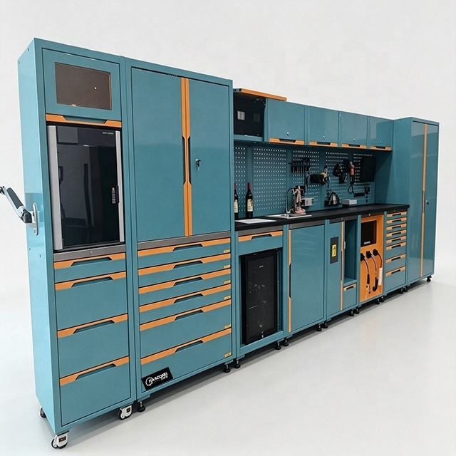 Toolbox, garage, storage cabinet, workbench, tool cabinet, workspace