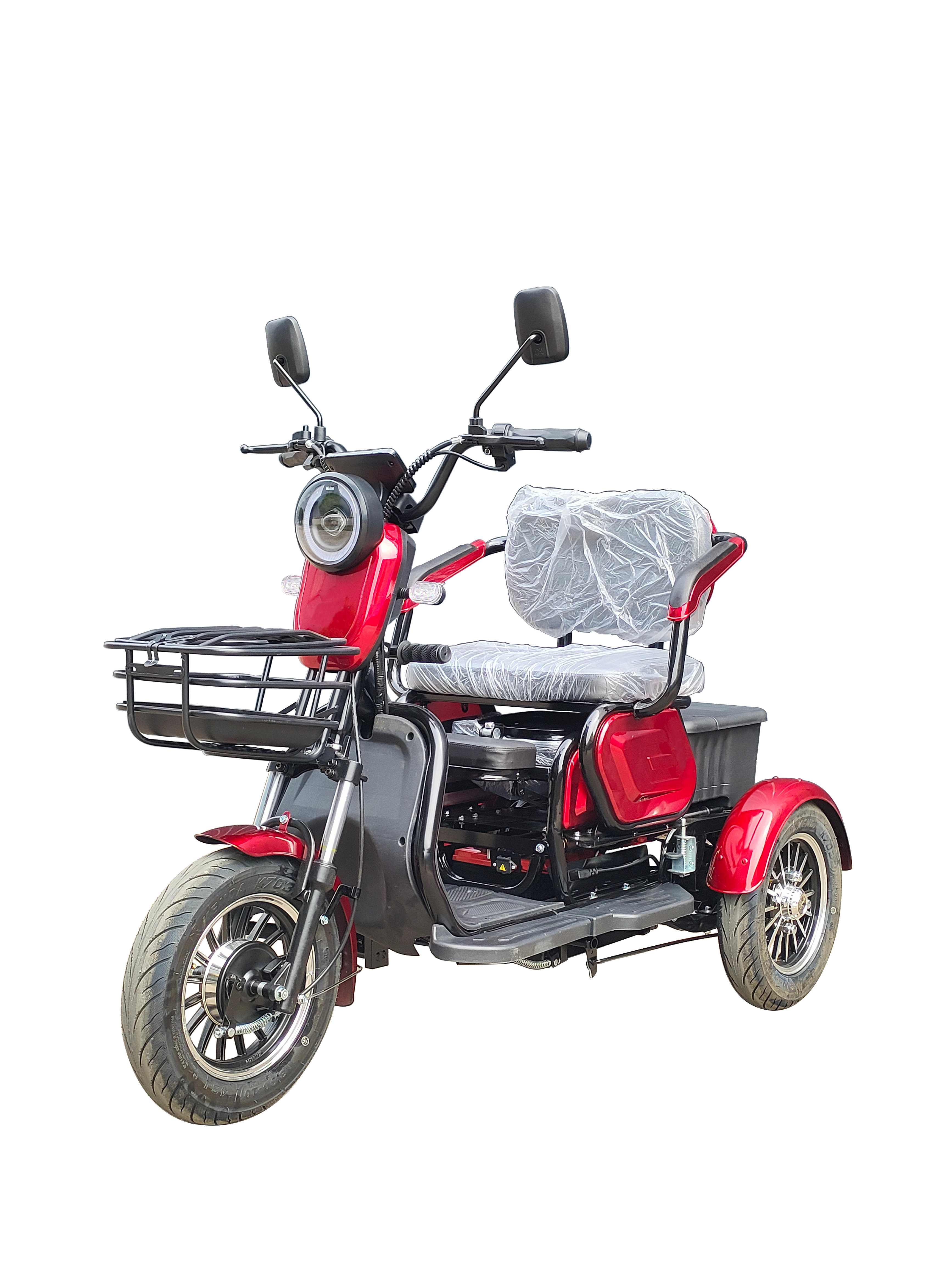 1000W 60V20Ah Electric three-wheeled motorcycle, can carry three people.
