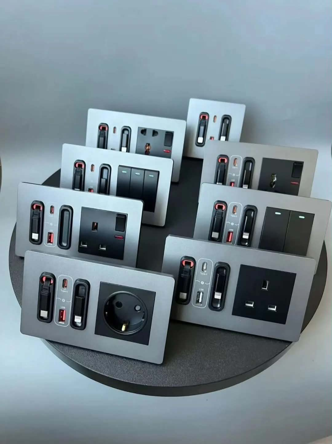 telescopic charging line socket