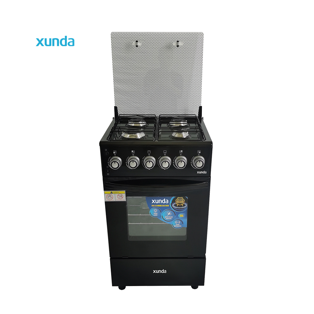 Xunda Gas Cooking Range Stove with Oven Kitchen Appliances Estufas De Gas Con Horno High Quality for Home Commercial Use